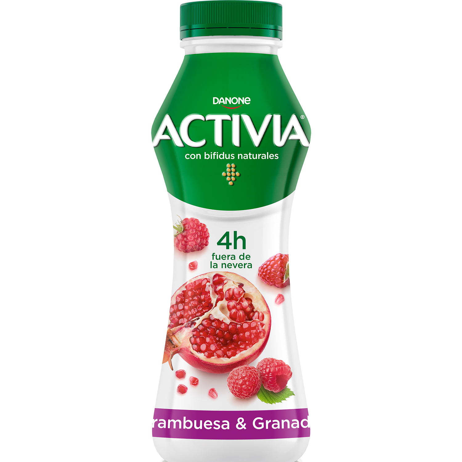 Activia Yogur Frutos Rojos - rico en probióticos y con 0% azúcares - Pack:  4x120g : : Alimentación y bebidas